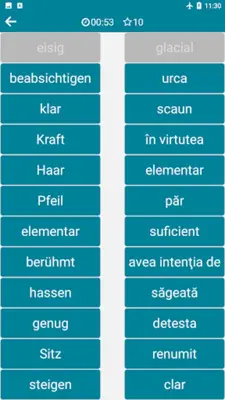 German - Romanian android App screenshot 1